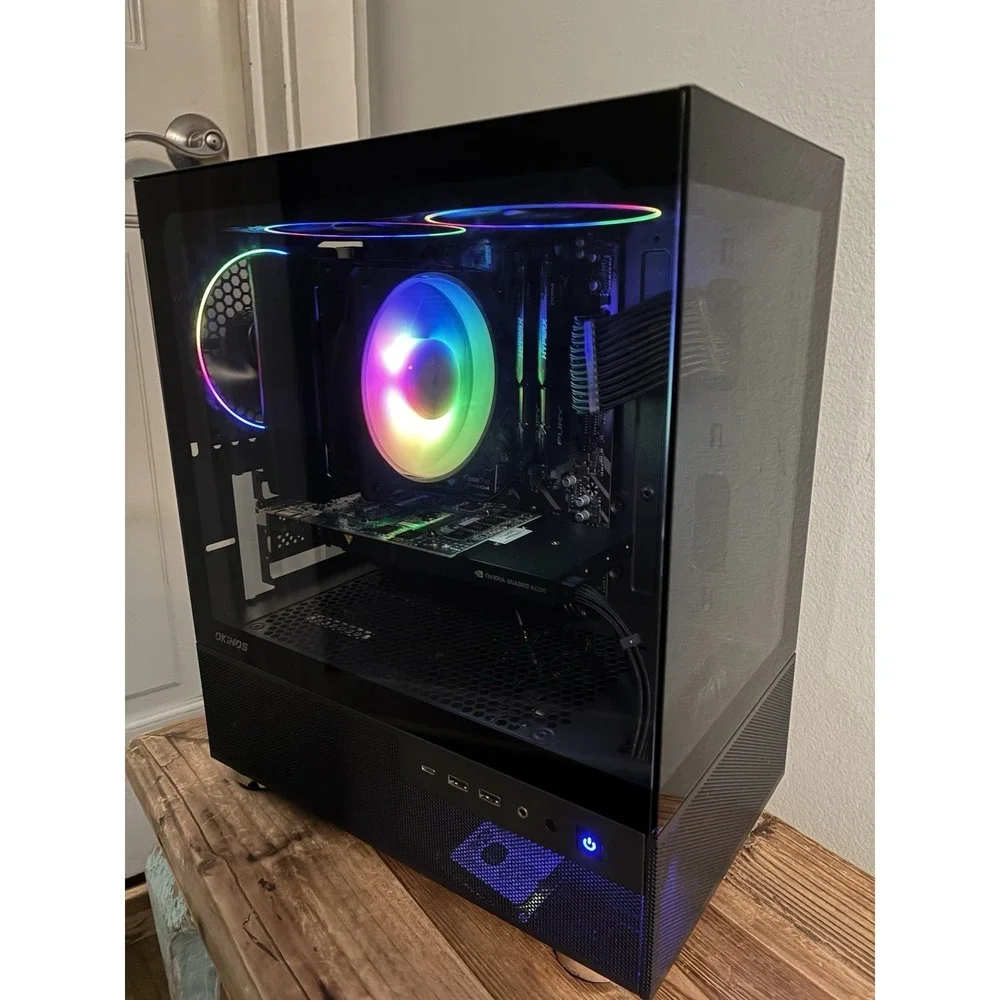 Custom Budget Black Gaming PC Build